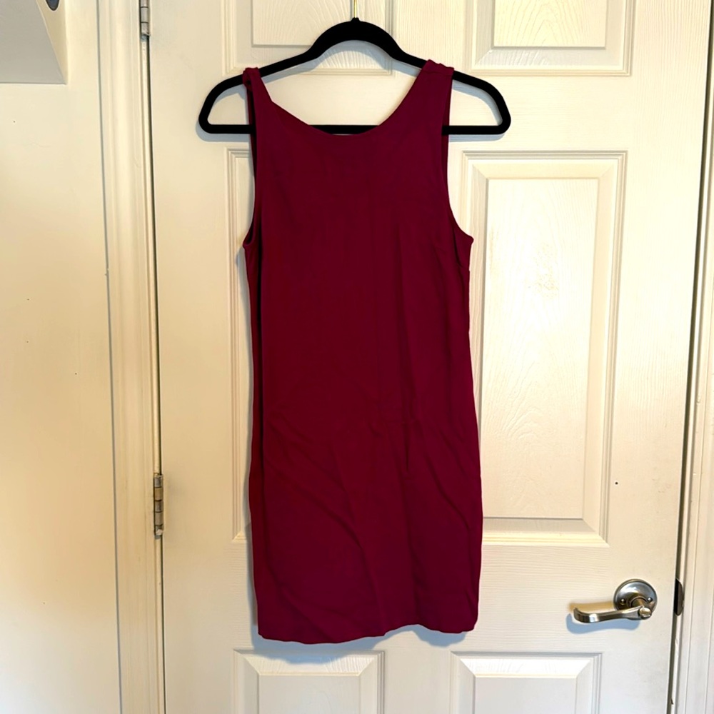 Cranberry cocktail dress